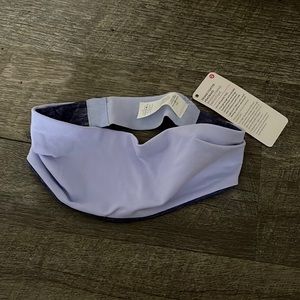 Lululemon headband - fringe fighter - reversible lavender